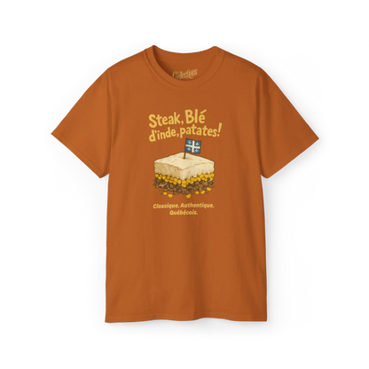 Local D’abord - T-Shirt - T-shirt - Steak Blé d’Inde Patates! - Texas / S / M