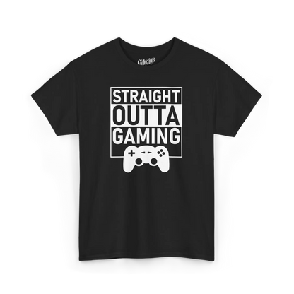 Gameur - T-Shirt - T-shirt - Straight Outta Gaming - Noir / S / M