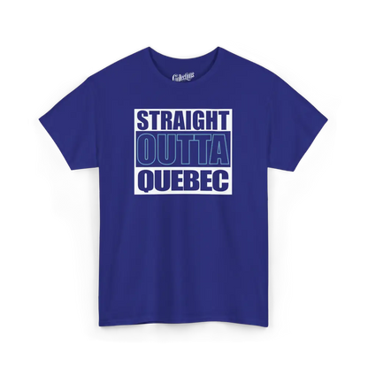 Local D’abord - T-Shirt - T-shirt - Straight Outta Québec - Cobalt / S / M
