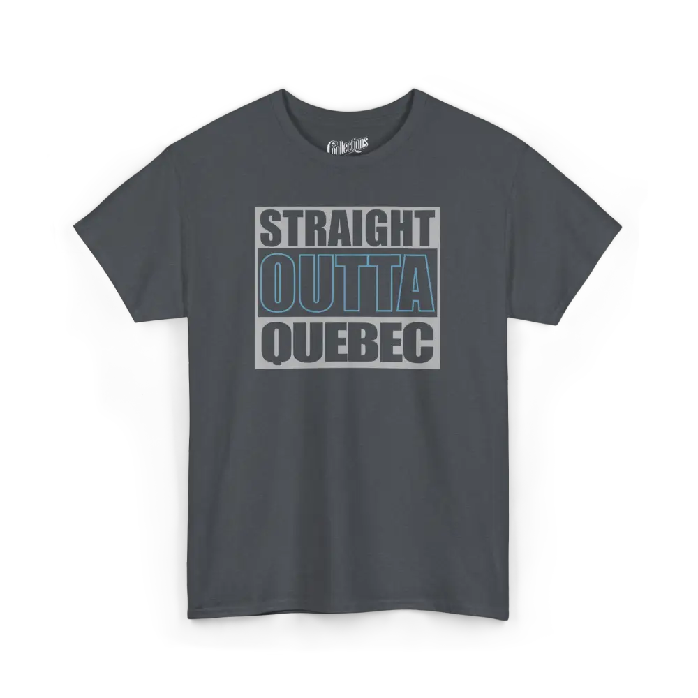 Local D’abord - T-Shirt - T-shirt - Straight Outta Québec - Tweed / S / M