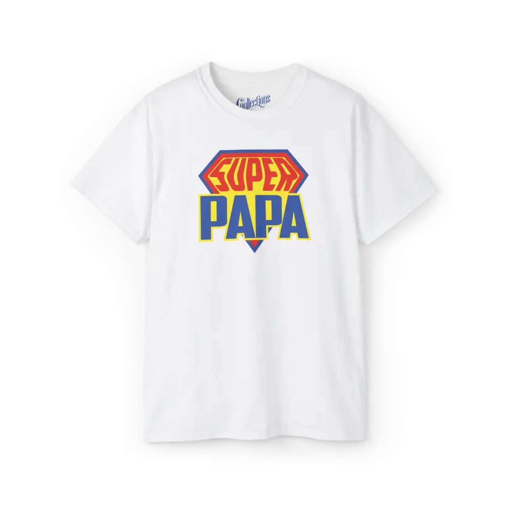 Pour Papa - T-Shirt - T-shirt - Super Papa - Blanc / S / M