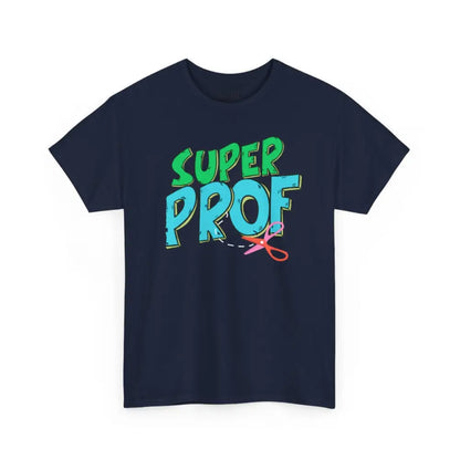 Vie d’Prof - T-Shirt - T-shirt - Super Prof - Marine / S / M