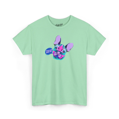 Les Poilus - T-Shirt - T-shirt – Trop cute pour toi! - Menthe / S / M