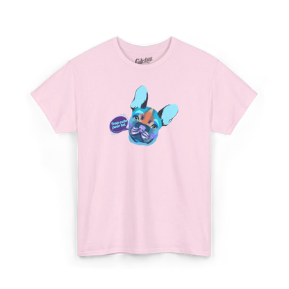 Les Poilus - T-Shirt - T-shirt – Trop cute pour toi! - Rose clair / S / M