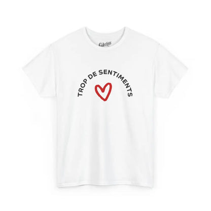 Vie d’Phoqué - T-Shirt - T-shirt - Trop de sentiments - Blanc / S / M