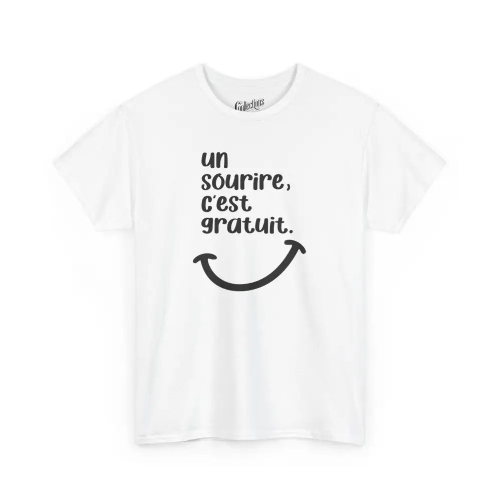 Mot Pour Mot - T-Shirt - T-shirt - Un sourire c’est gratuit