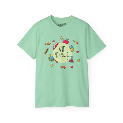 Vie d’Prof - T-Shirt - T-shirt - Vie de prof - Menthe / S / M