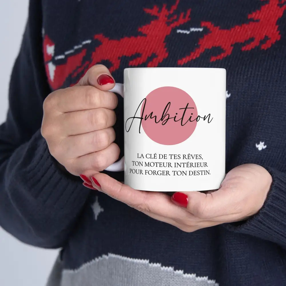 Mot Pour Mot - Tasse en céramique - Tasse 11 oz - Ambition