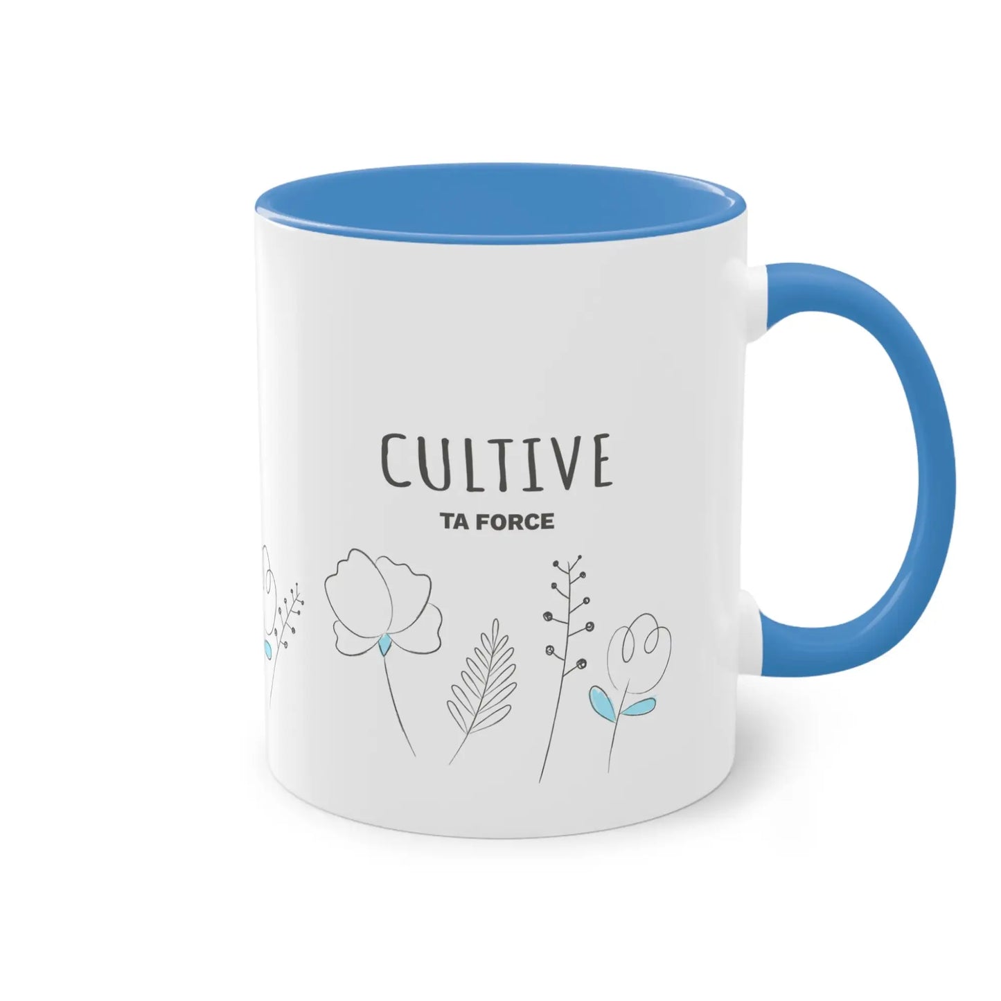Mot Pour Mot - Tasse en céramique - Tasse 11 oz - Cultive ta force