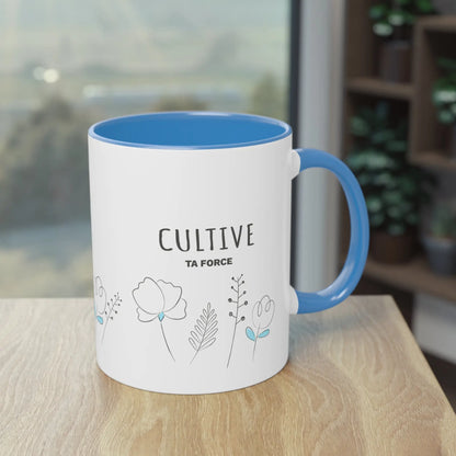 Mot Pour Mot - Tasse en céramique - Tasse 11 oz - Cultive ta force