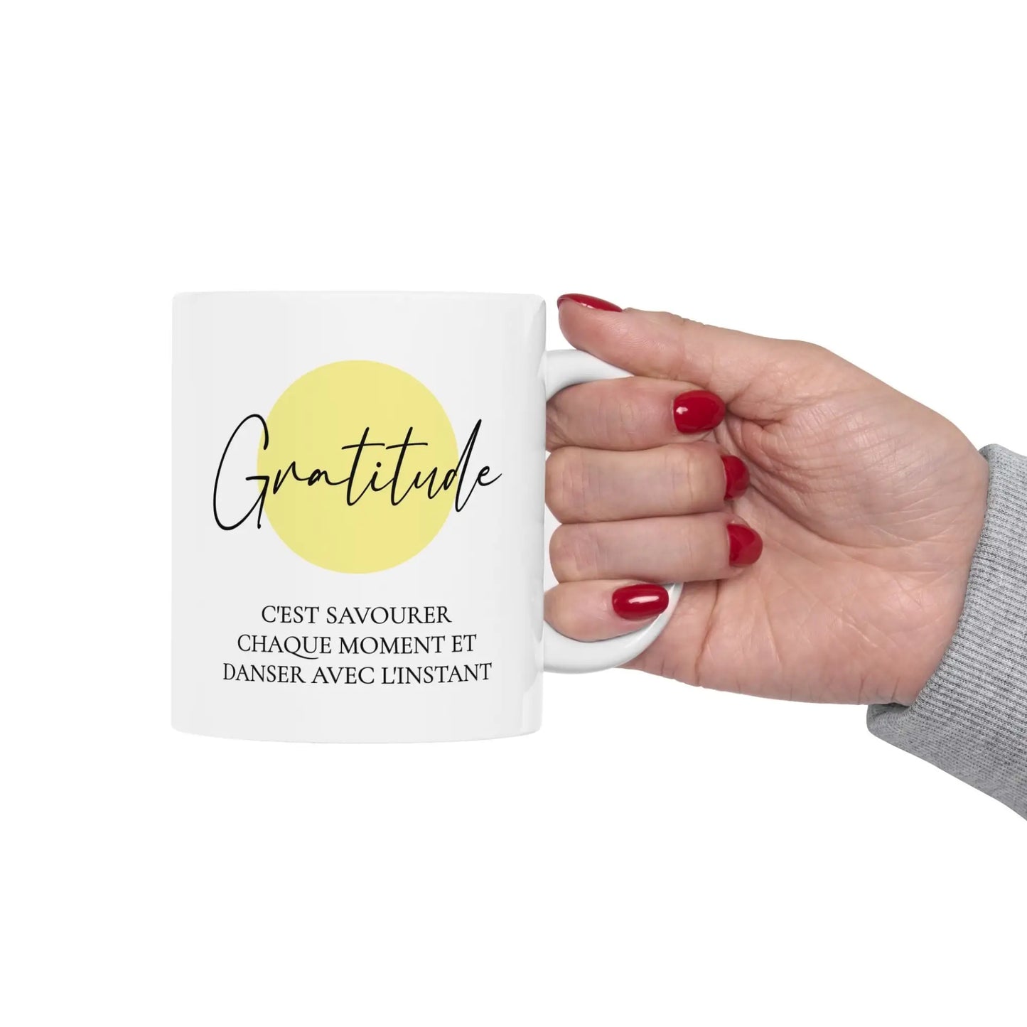 Mot Pour Mot - Tasse en céramique - Tasse 11 oz - Gratitude