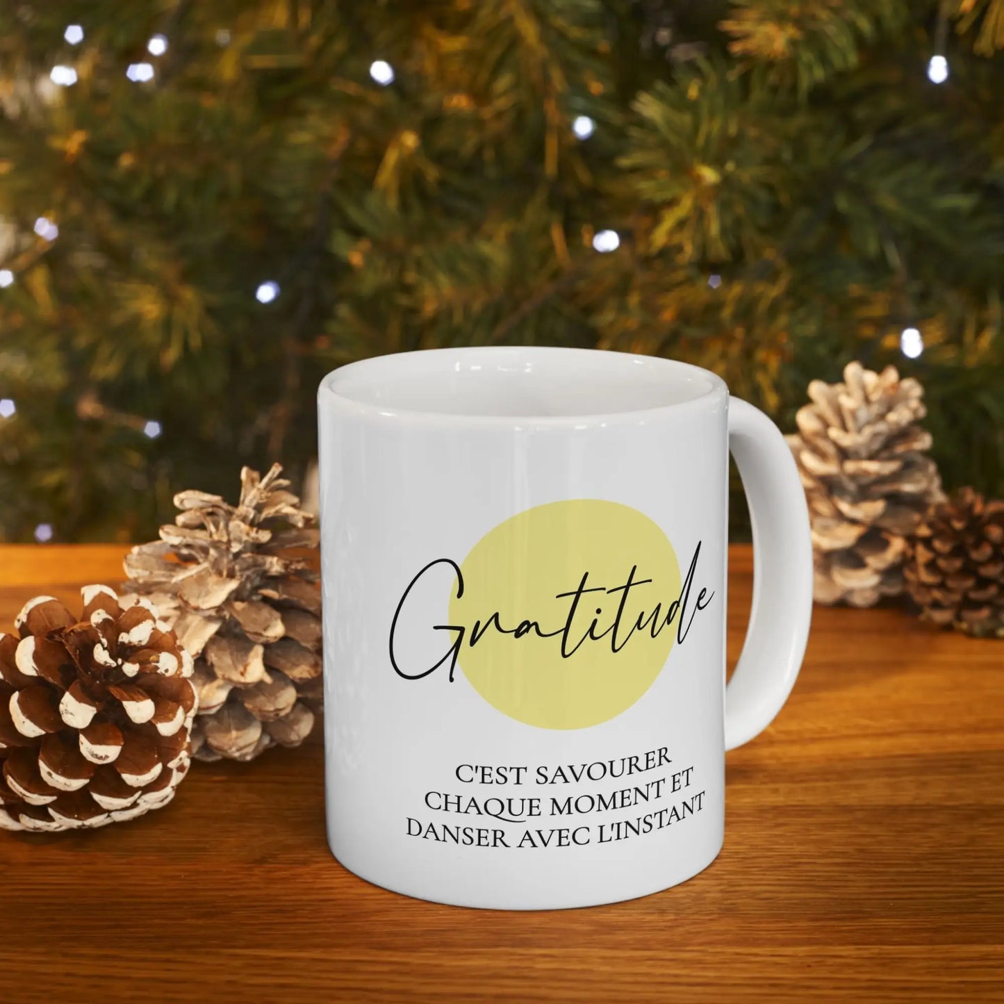 Mot Pour Mot - Tasse en céramique - Tasse 11 oz - Gratitude