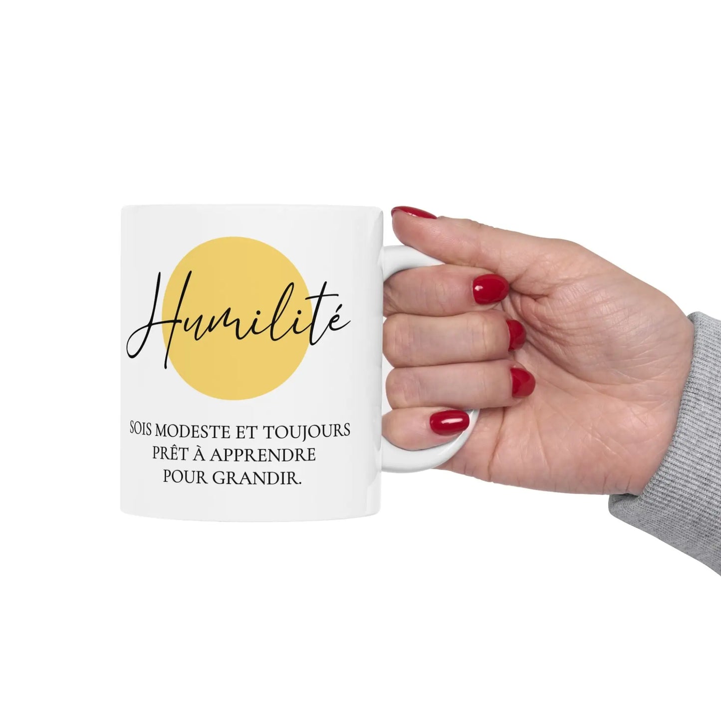 Mot Pour Mot - Tasse en céramique - Tasse 11 oz - Humilité