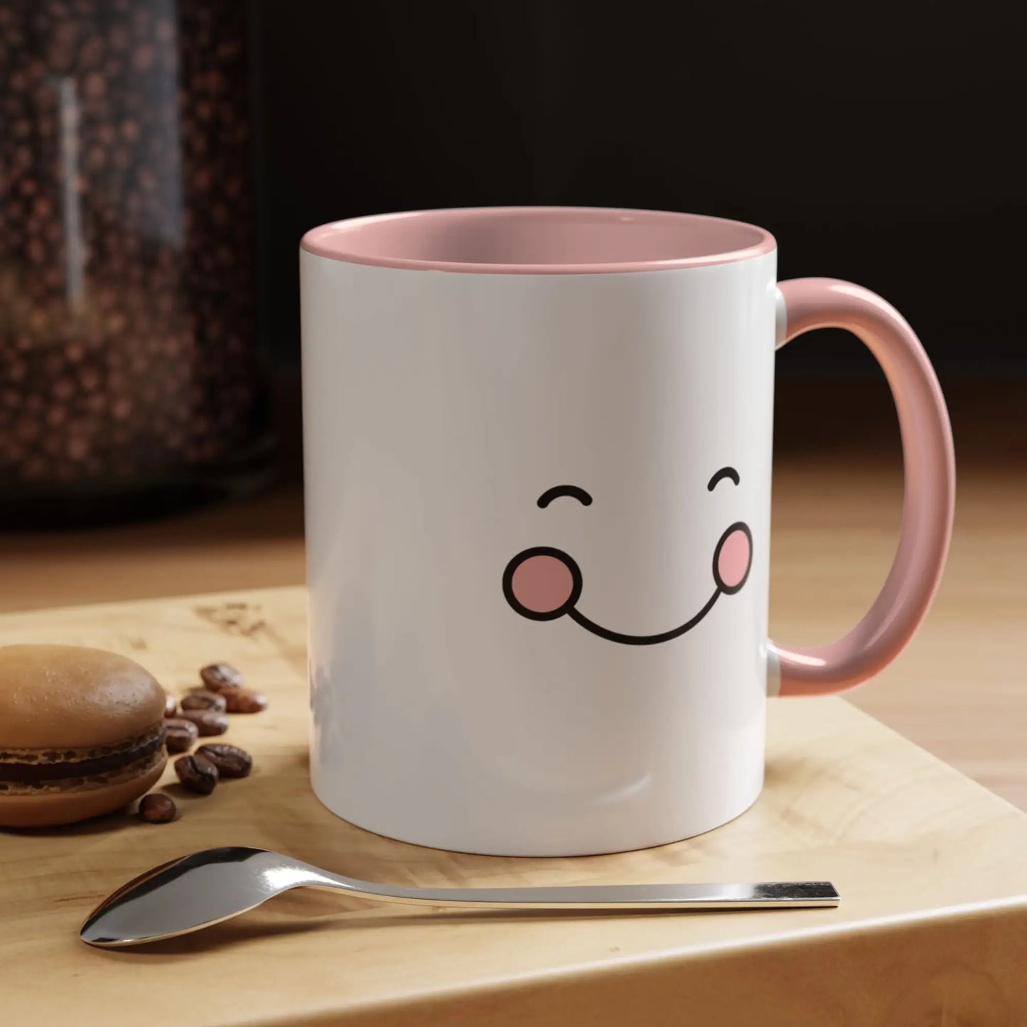 Mot Pour Mot - Tasse en céramique - Tasse 11 oz - La vie est meilleure avec un sourire