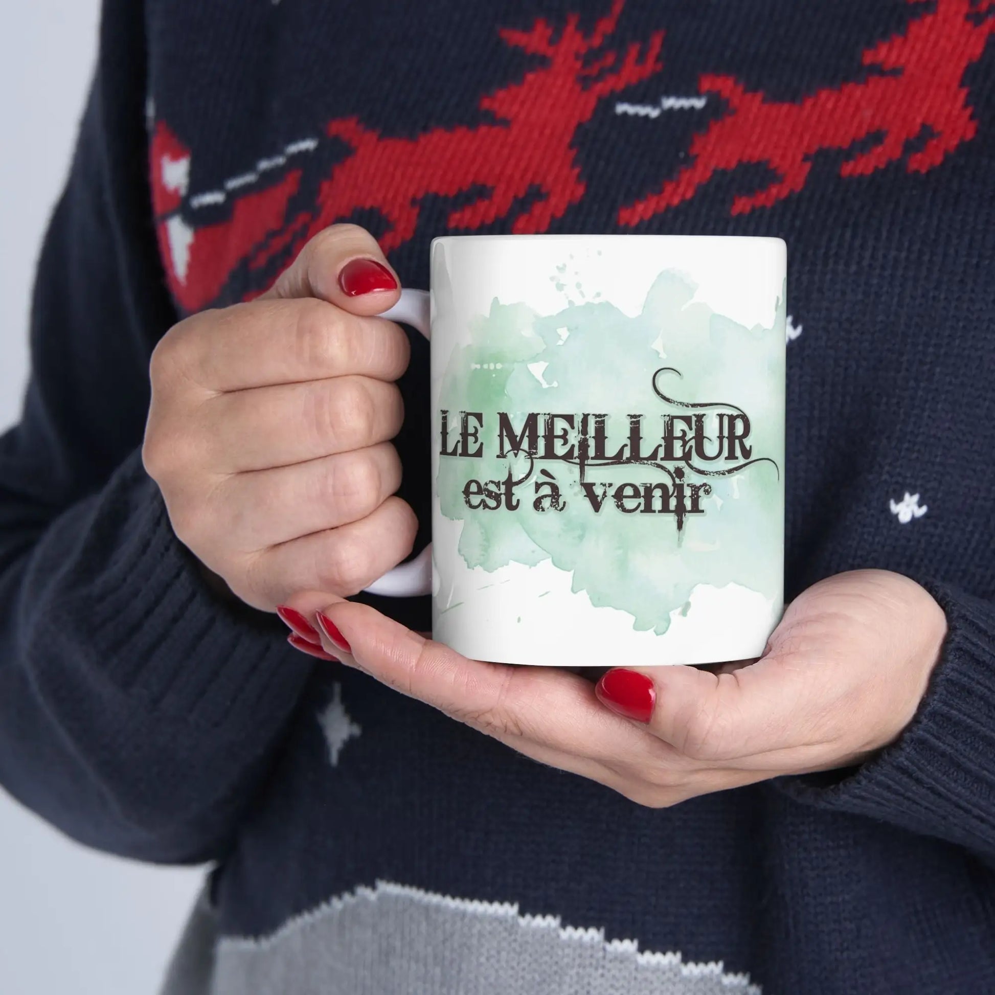 Rodéo Moderne - Tasse en céramique - Tasse 11 oz - Le meilleur est à venir