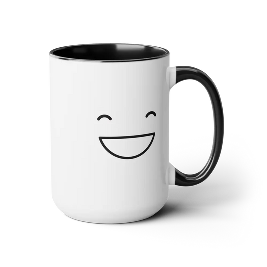 Mot Pour Mot - Tasse en céramique - Tasse 15 oz - Aujourd’hui est un nouveau jour!