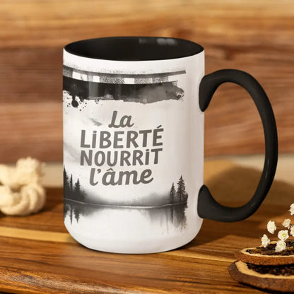 Rodéo Moderne - Tasse en céramique - Tasse 15 oz – La liberté nourrit l’âme