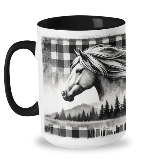 Rodéo Moderne - Tasse en céramique - Tasse 15 oz – La liberté nourrit l’âme