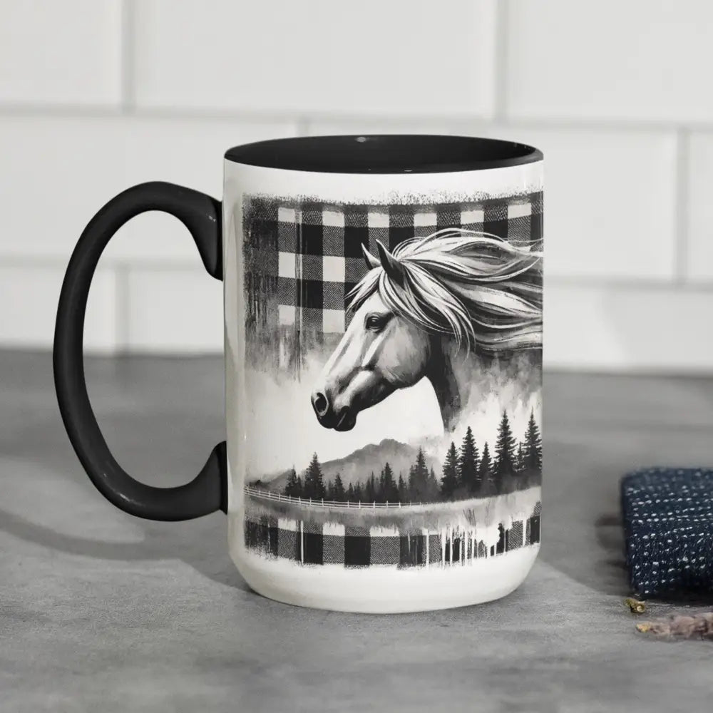 Rodéo Moderne - Tasse en céramique - Tasse 15 oz – La liberté nourrit l’âme