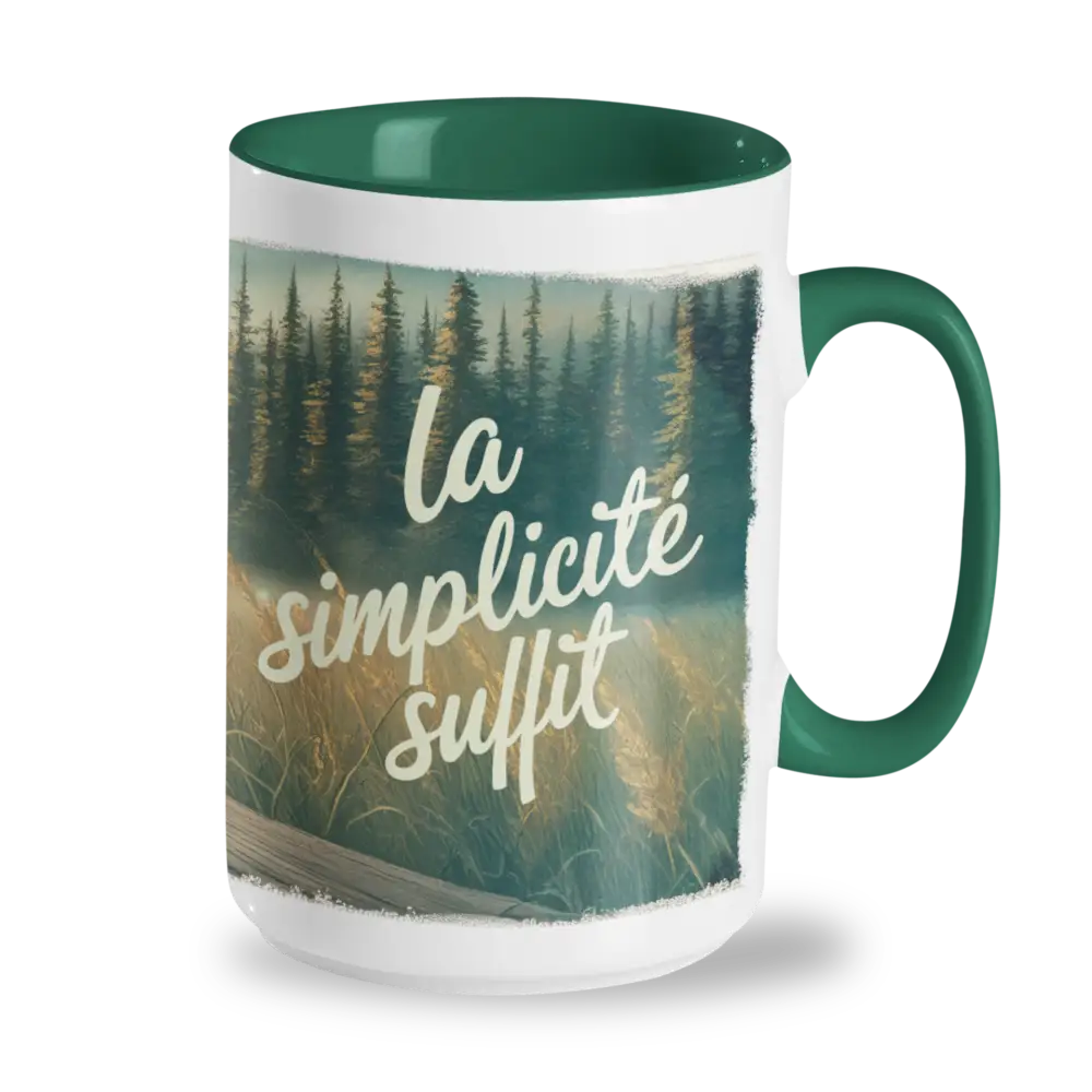 Rodéo Moderne - Tasse en céramique - Tasse 15 oz – La simplicité suffit