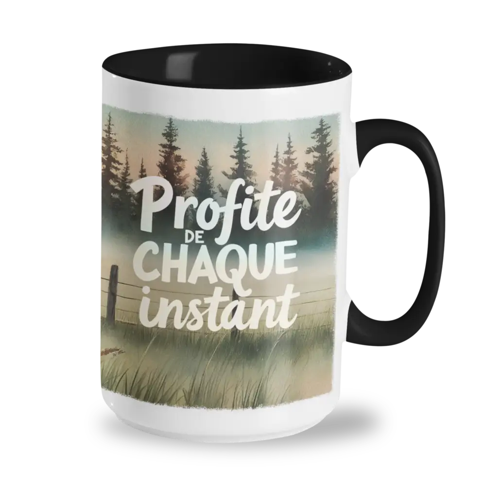Rodéo Moderne - Tasse en céramique - Tasse 15 oz – Profite de chaque instant