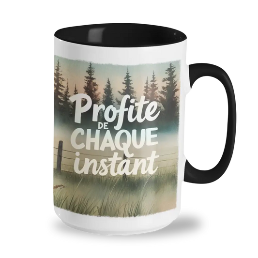 Rodéo Moderne - Tasse en céramique - Tasse 15 oz – Profite de chaque instant