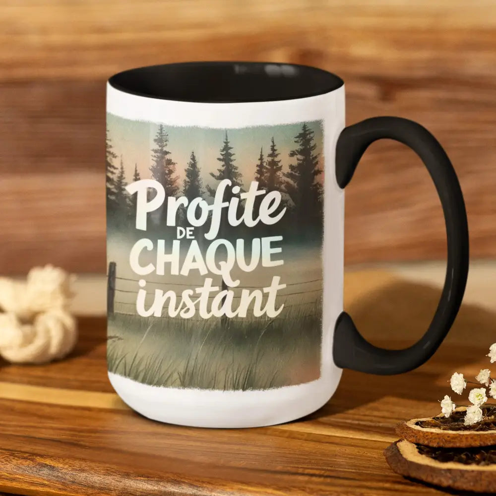 Rodéo Moderne - Tasse en céramique - Tasse 15 oz – Profite de chaque instant