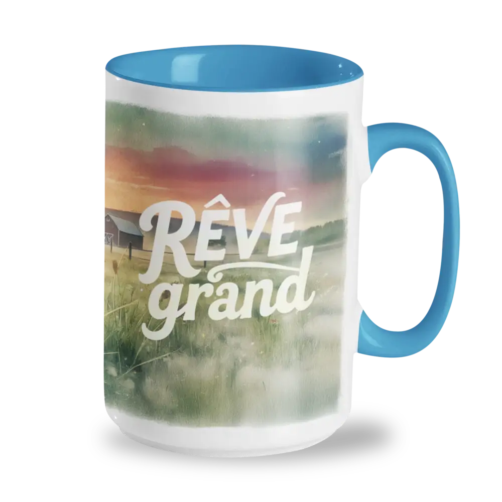 Rodéo Moderne - Tasse en céramique - Tasse 15 oz – Rêve grand