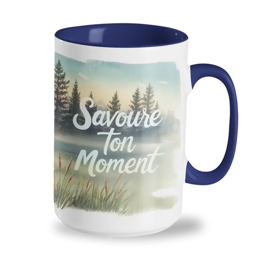 Rodéo Moderne - Tasse en céramique - Tasse 15 oz – Savoure le moment