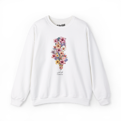 Sweat-shirt - Tunisie en fleurs