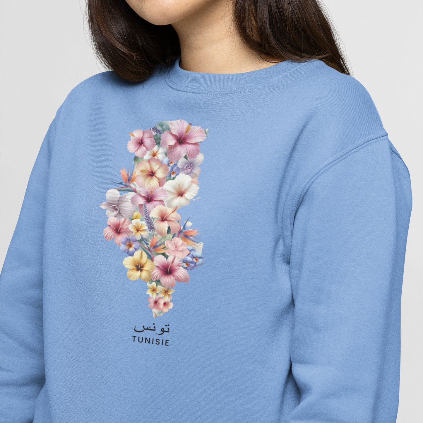 Sweat-shirt - Tunisie en fleurs