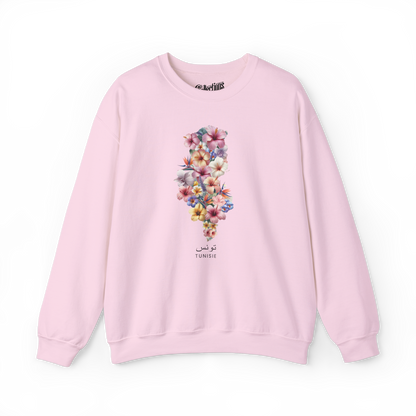 Sweat-shirt - Tunisie en fleurs
