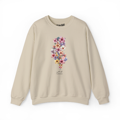 Sweat-shirt - Tunisie en fleurs