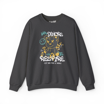 Sweat-shirt - Va Dehors pis Respire